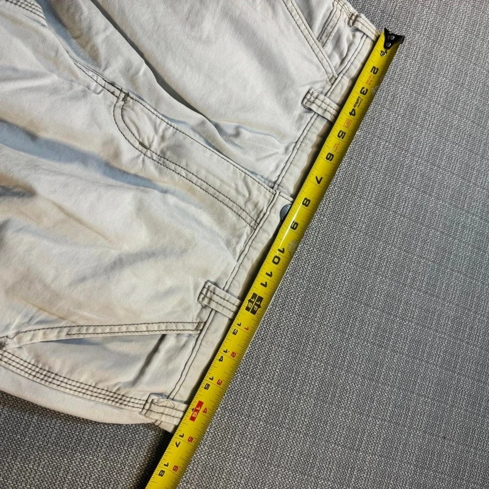 Carhartt Cream Cargo Shorts Men's Size 34